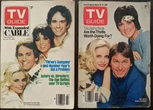 Three's Company TV guide covers