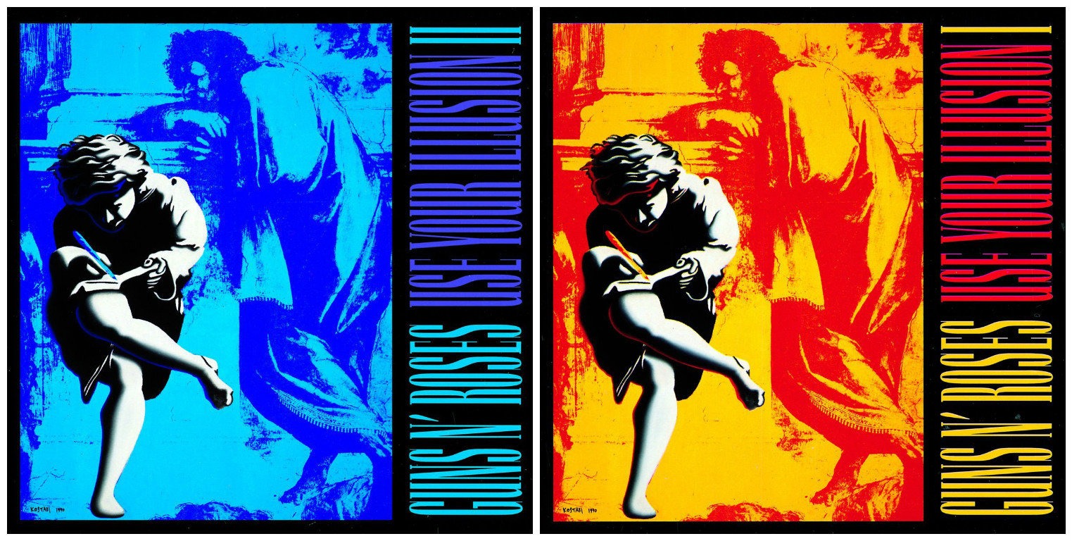 guns n roses use your illusion 1 2 albums